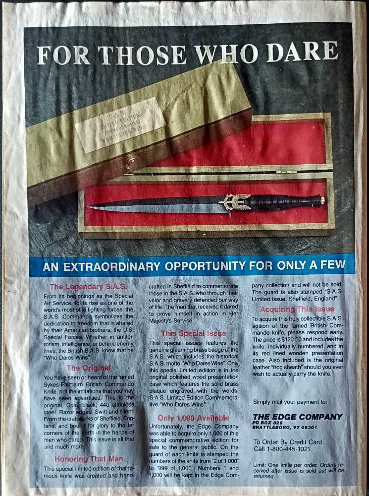 Soldier of Fortune  (January) magazine collectible - Main Image 2