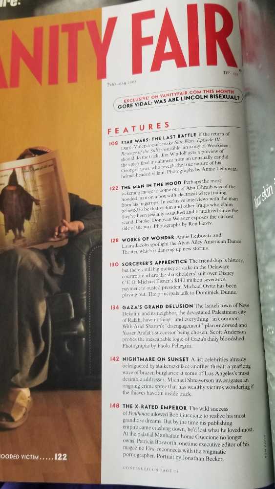 Vanity Fair  (February) magazine collectible - Main Image 3