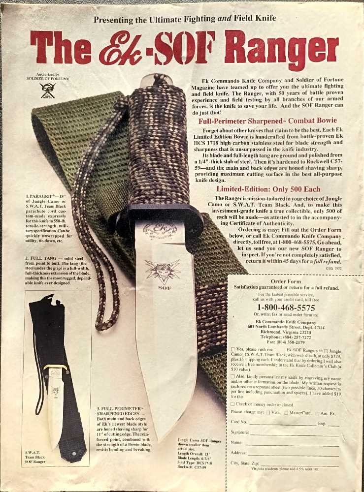 Soldier of Fortune  (July) magazine collectible - Main Image 2