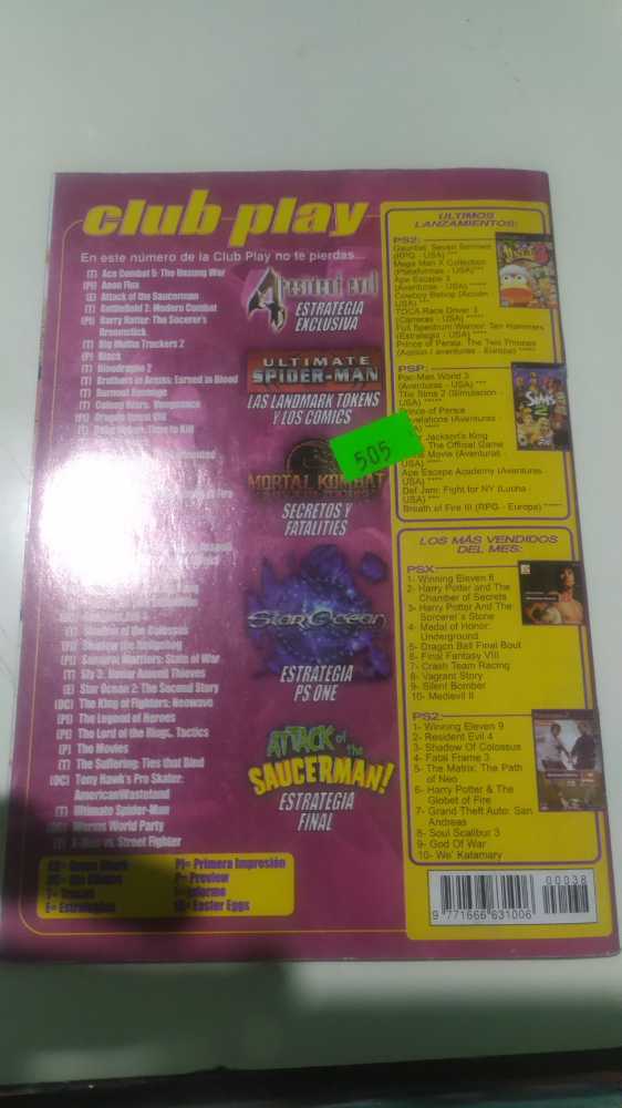 Año 4 #38 Club Play Midway Cómics  magazine collectible - Main Image 2