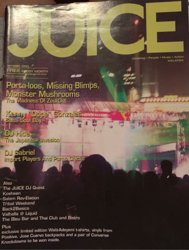 Juice Malaysia September 2003  magazine collectible - Main Image 1