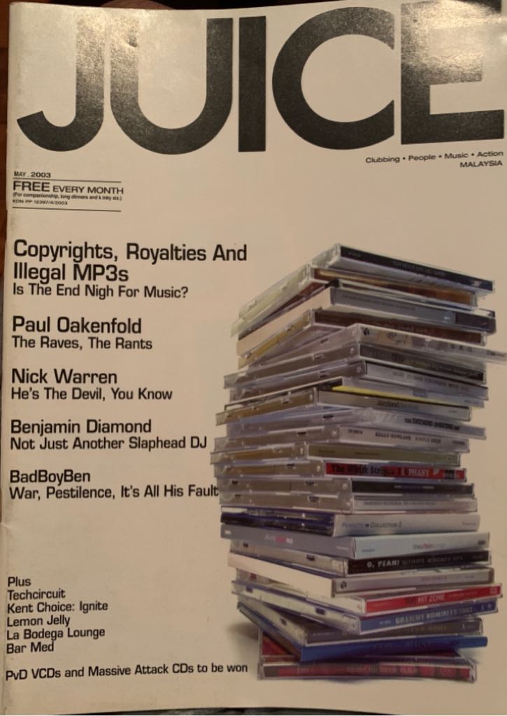 Juice Malaysia May 2003  magazine collectible - Main Image 1