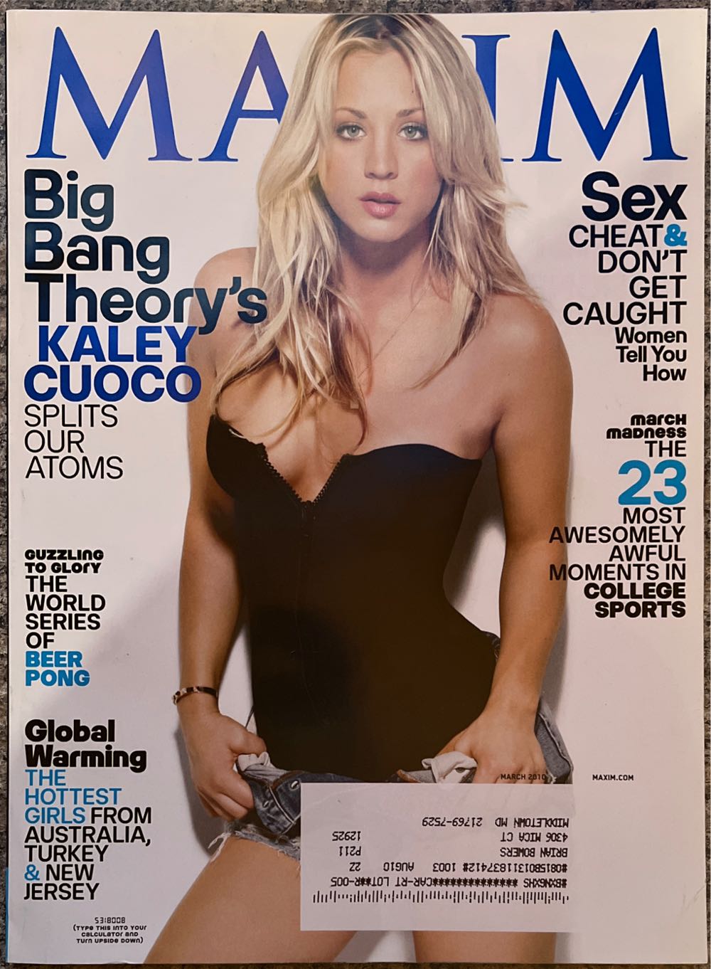 Maxim March 2010 (March) magazine collectible - Main Image 1