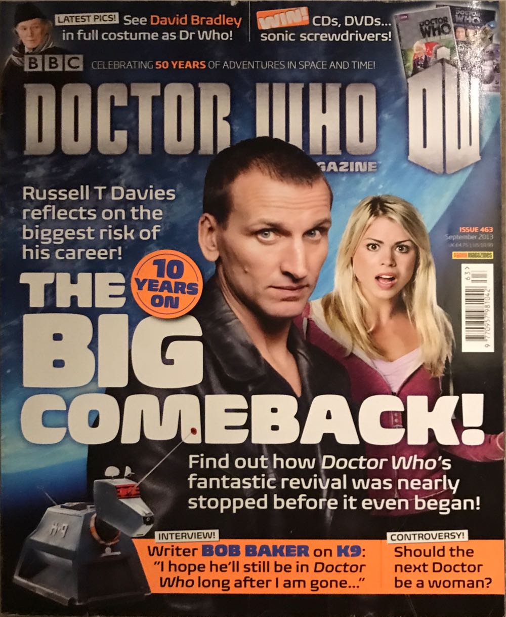Doctor Who Magazine: The Big Comeback  (September) magazine collectible [Barcode 9770957981042] - Main Image 1