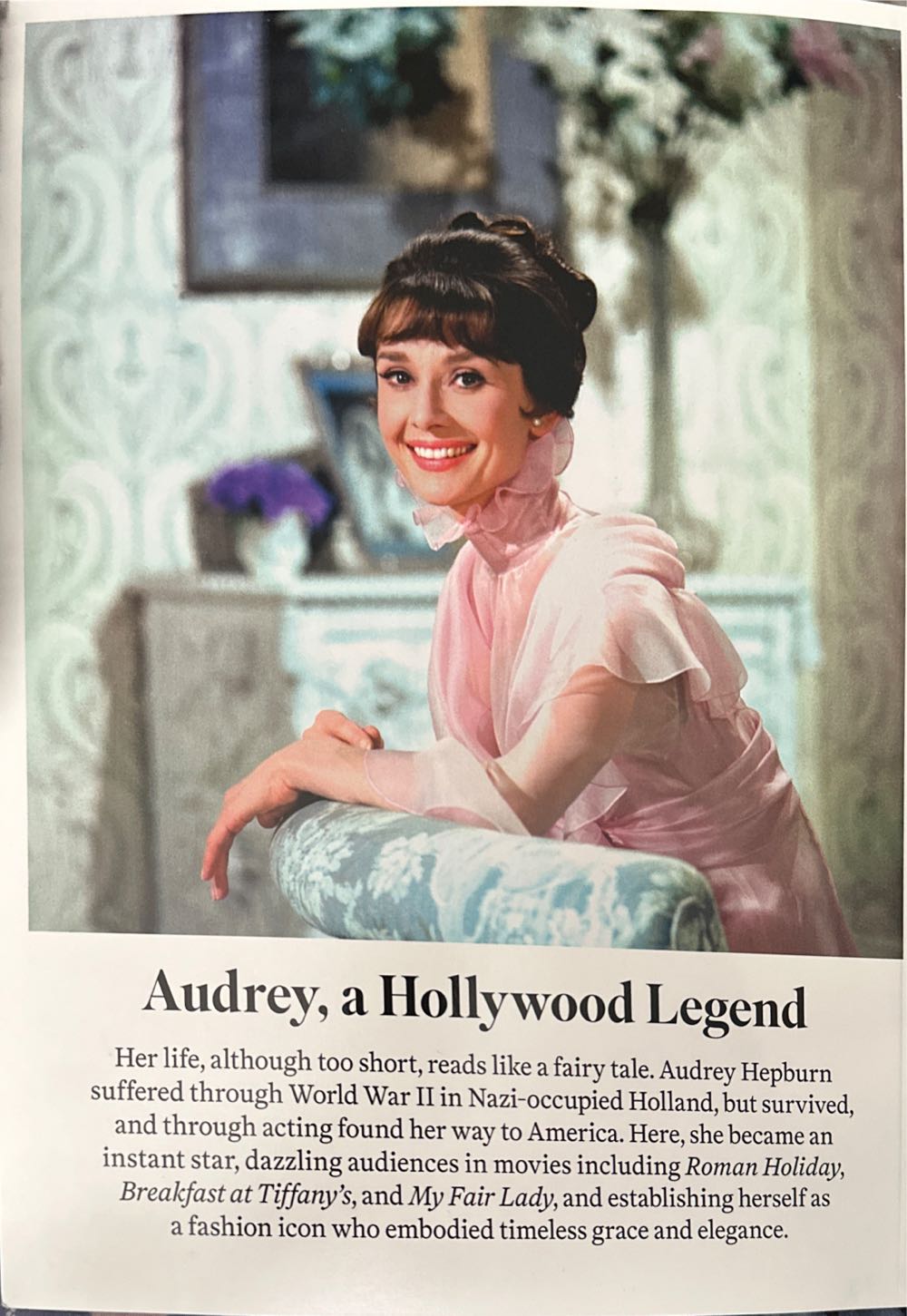 Audrey Hepburn  (April) magazine collectible [Barcode 07098910308535] - Main Image 2