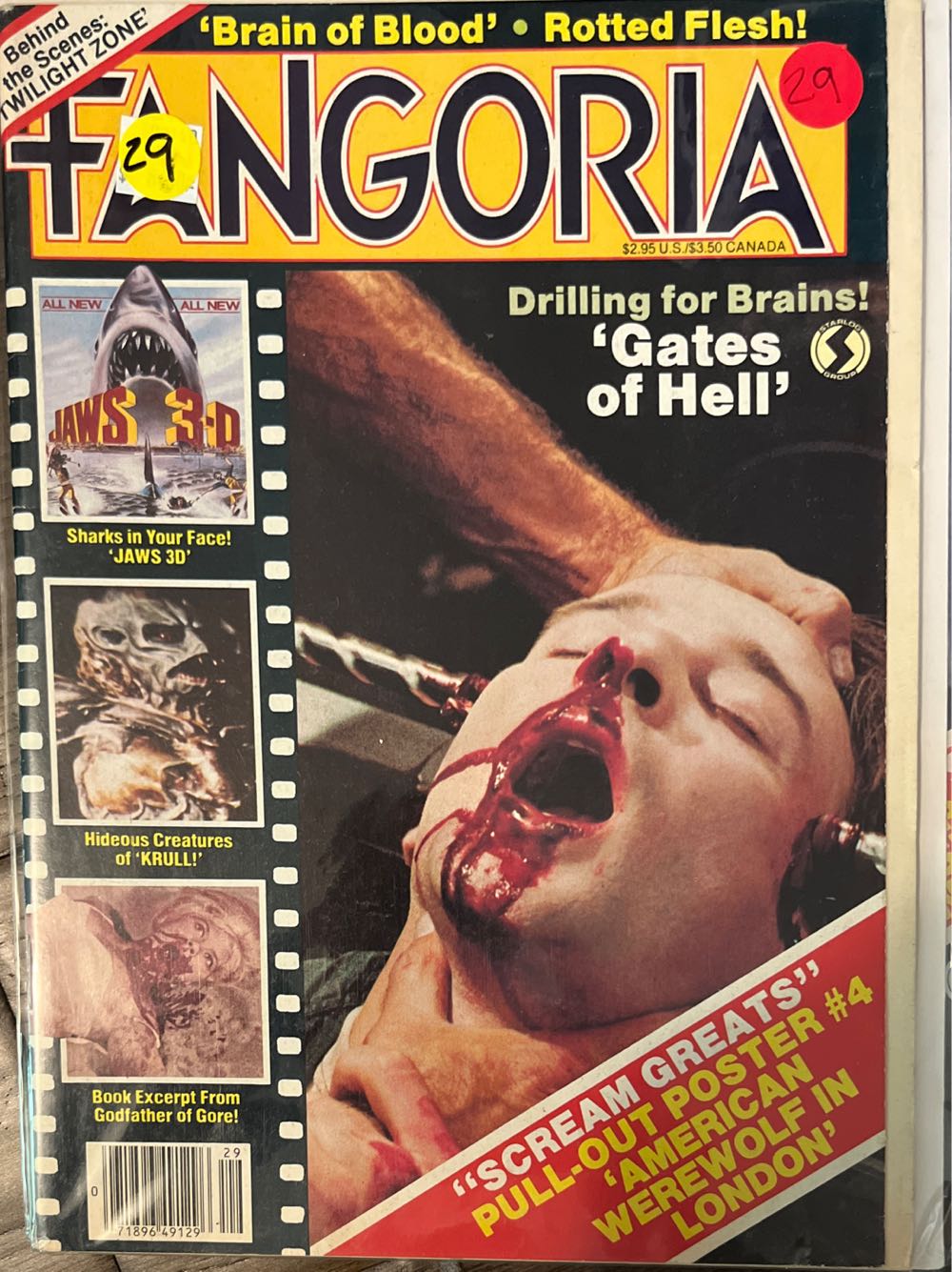 Fangoria 29  (September) magazine collectible - Main Image 2