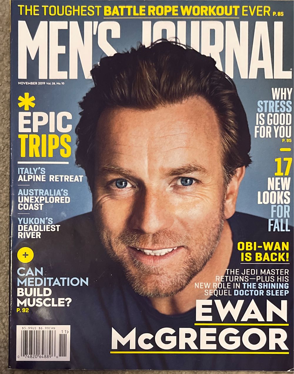 Mens Journal Vol 31 #5 October November 2019  (November) magazine collectible [Barcode 07482064889611] - Main Image 2