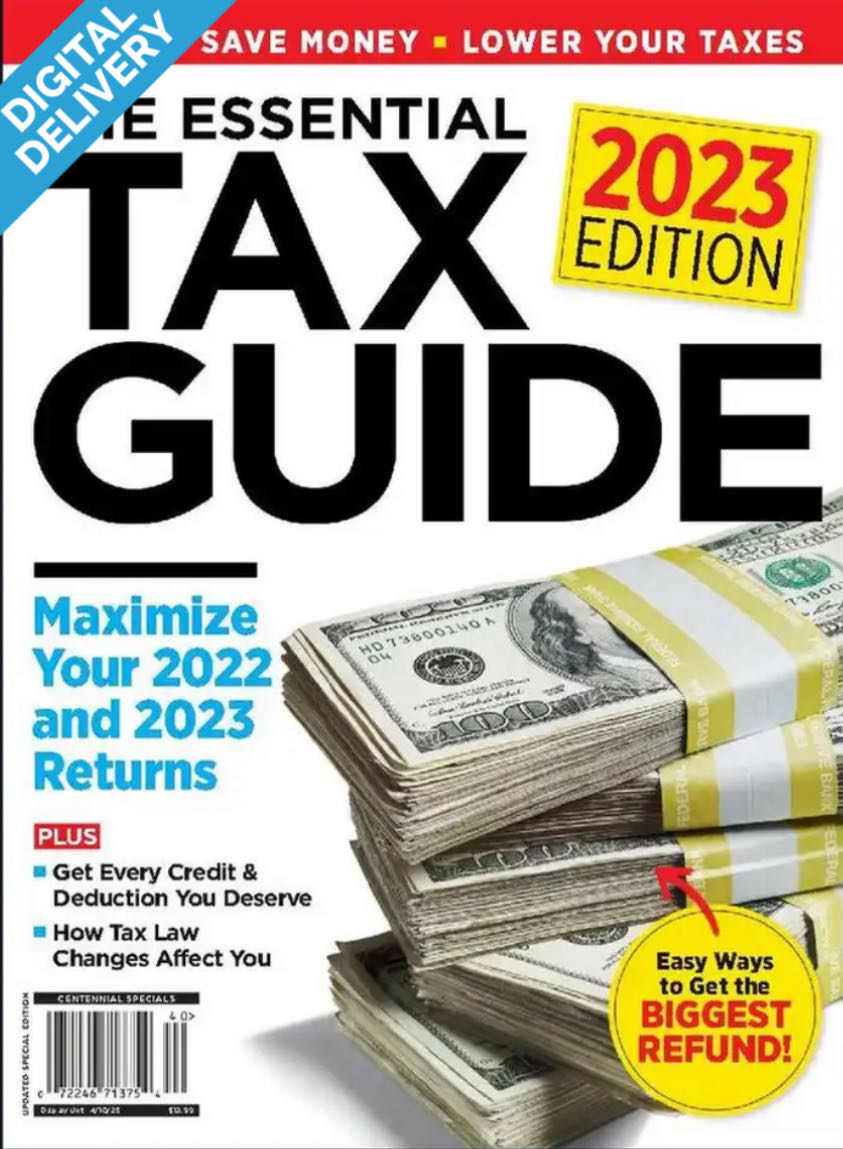The Essential Tax Guide - 2023 Edition  (January) magazine collectible [Barcode 07224671375440] - Main Image 1