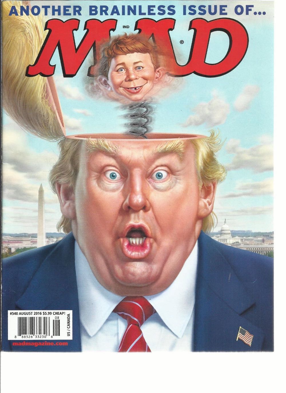 Mad Magazine  (August) magazine collectible [Barcode 88852633230608] - Main Image 1