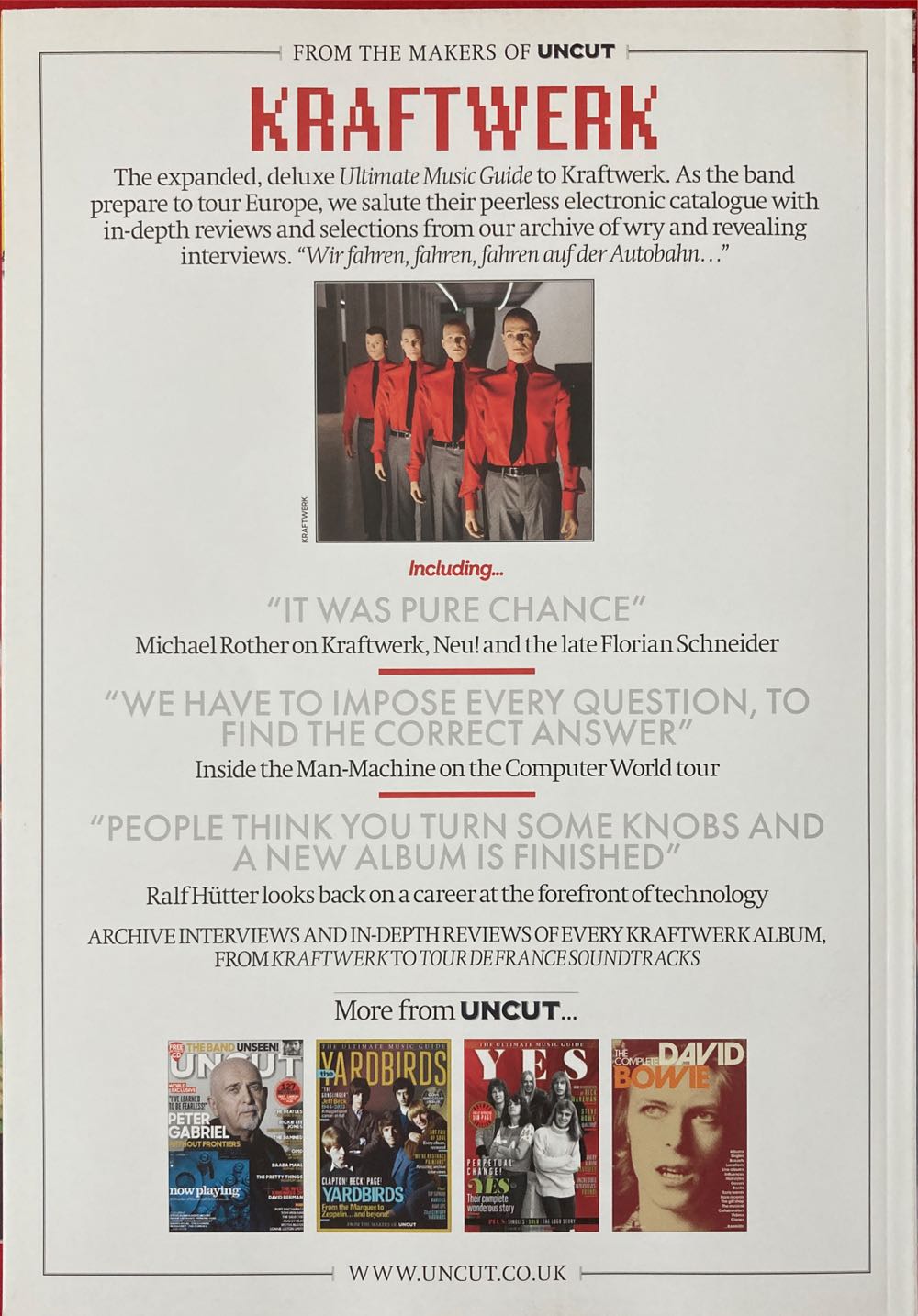 Uncut Kraftwerk  (April) magazine collectible [Barcode 501079110605304] - Main Image 2