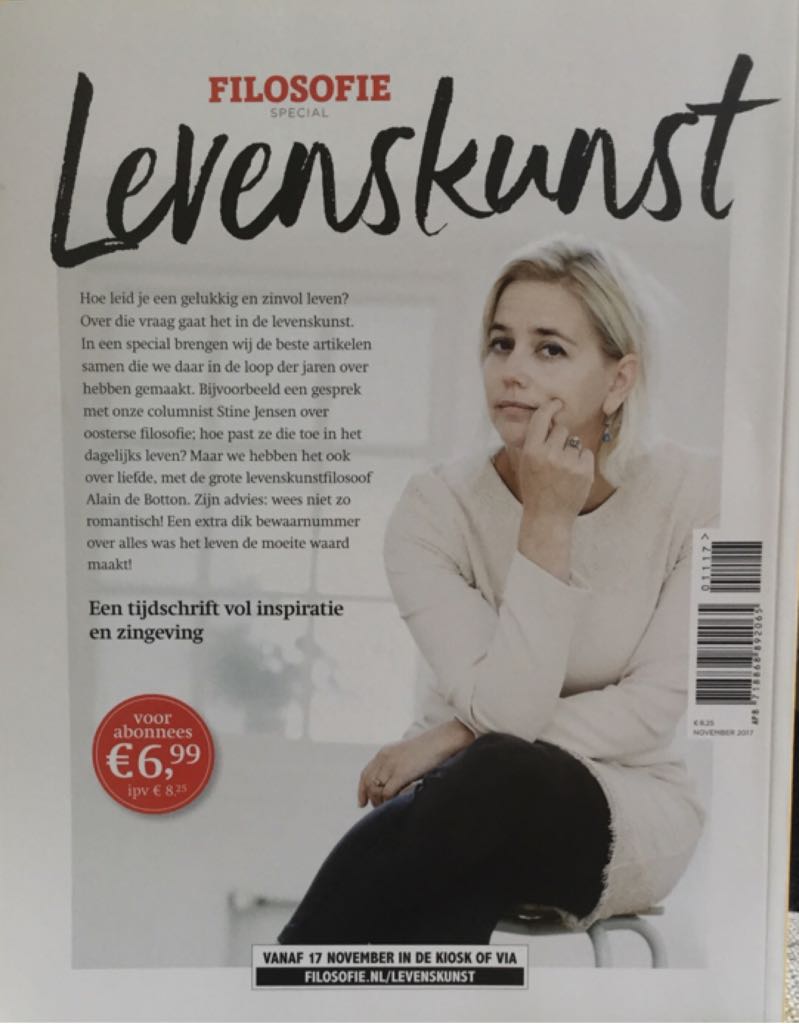 Filosofie Magazine  (November) magazine collectible - Main Image 2