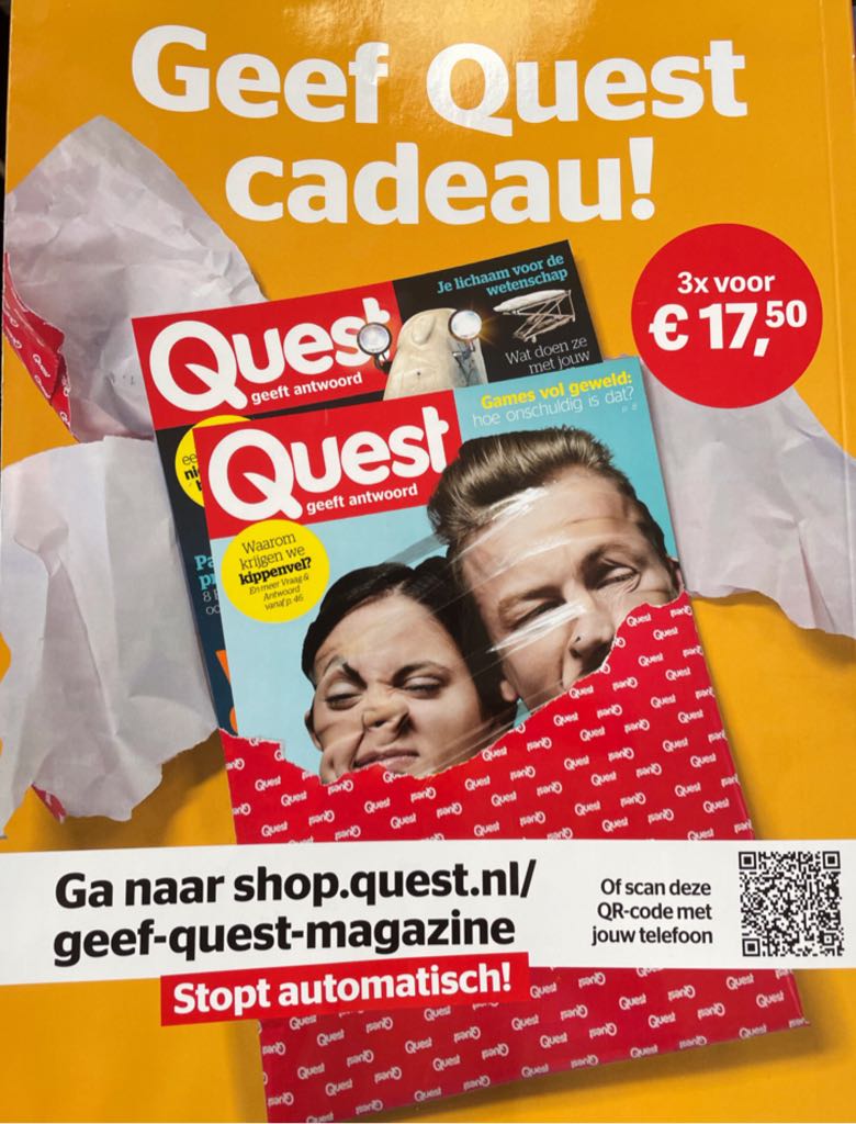 Quest: geeft antwoord  magazine collectible - Main Image 2