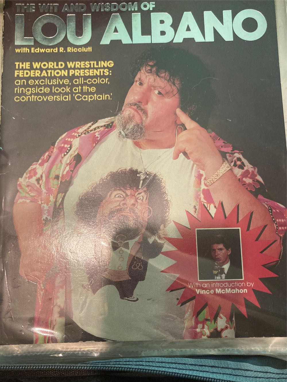 WWF The Wit and Wisdom Of Captain Lou Albano  magazine collectible [Barcode 08509900595262630] - Main Image 1