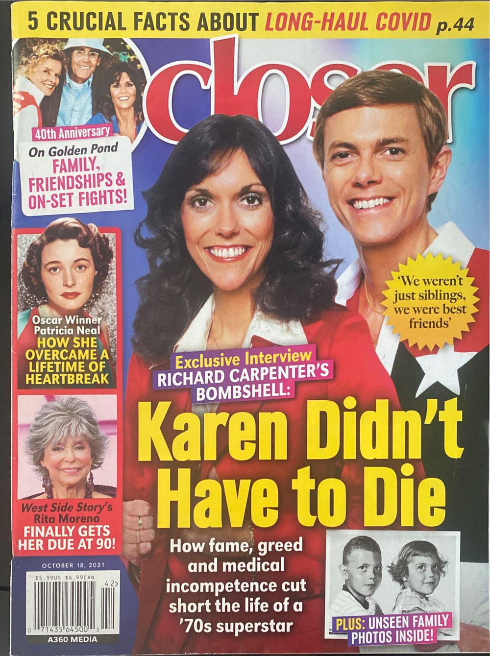 Closer Magazine  magazine collectible [Barcode 07143564500542] - Main Image 1