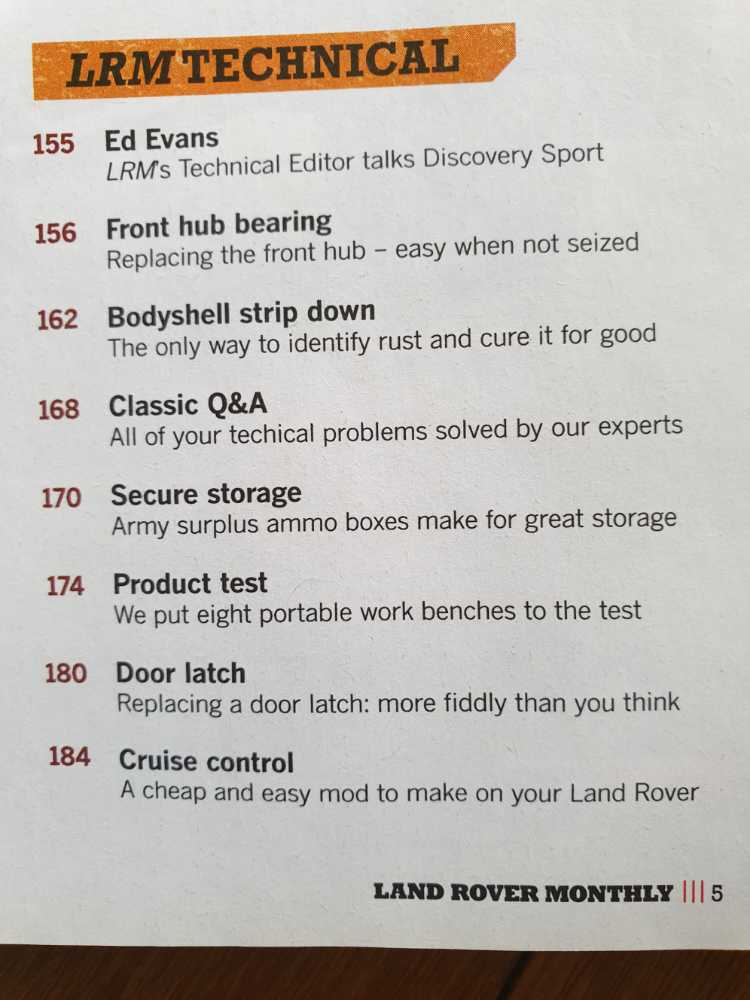 Land Rover Monthly  (August) magazine collectible [Barcode 9771463120109] - Main Image 2