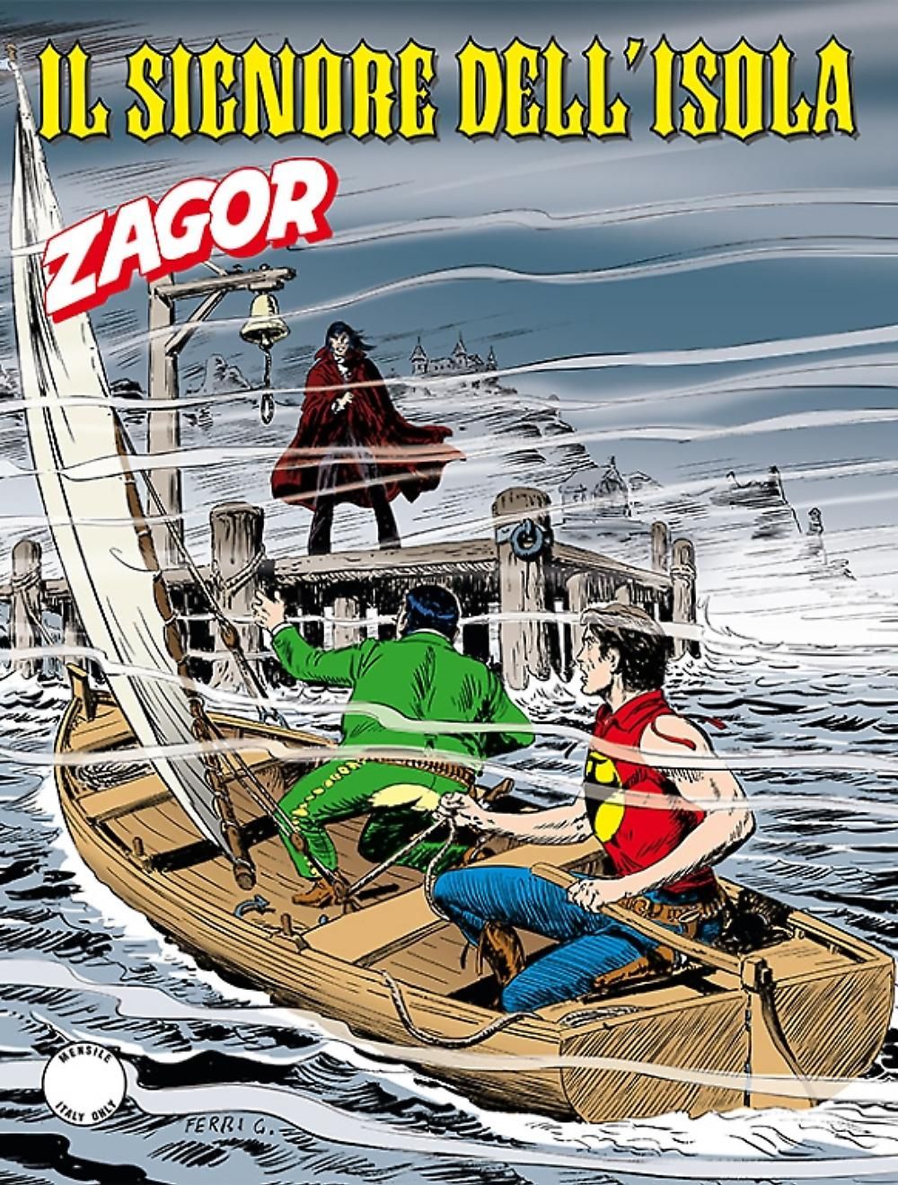 Zagor 589 (640) - Il Signore dell’Isola  (August) magazine collectible - Main Image 1