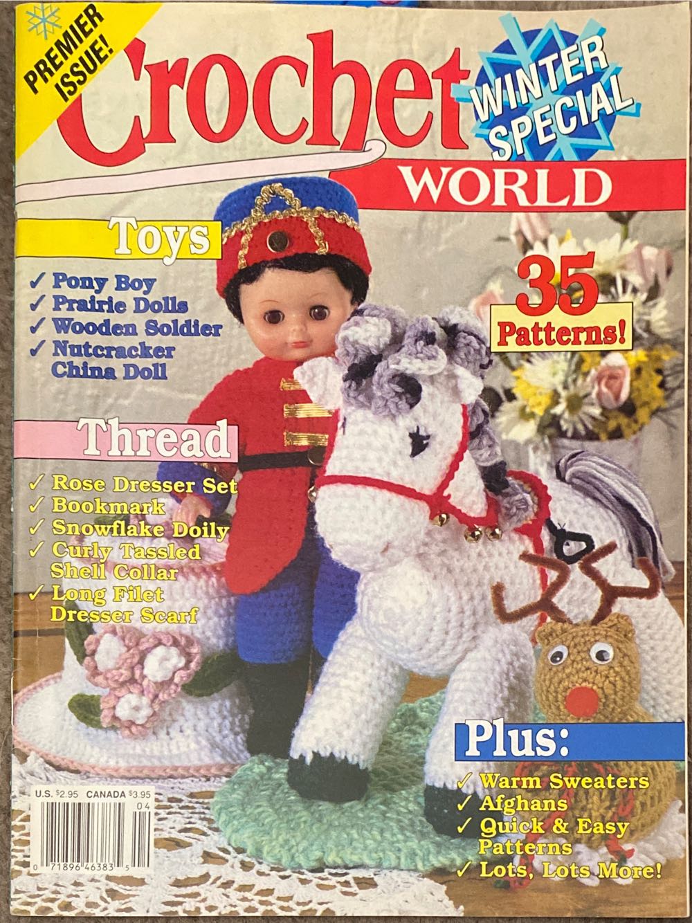 World Crochet World Omnibook Fall Today Fashions Winter  (January) magazine collectible [Barcode 071896463835] - Main Image 2