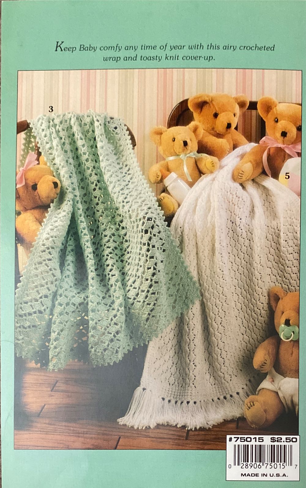 Leisure Arts So Sweet Baby Afghans Crochet Book  magazine collectible [Barcode 028906750157] - Main Image 2