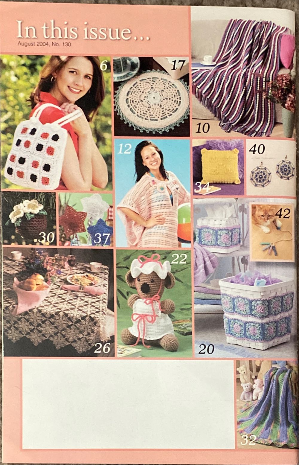 Annie’s Favorite Crochet Vol. 20. No. 1 Issue No. 115 February  (August) magazine collectible [Barcode 071896470901] - Main Image 3