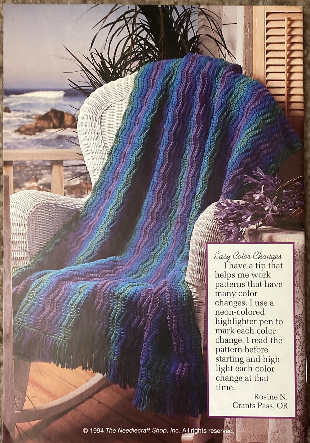 The Needlecraft Shop - Secrets Of Sensational Afghans  magazine collectible - Main Image 2