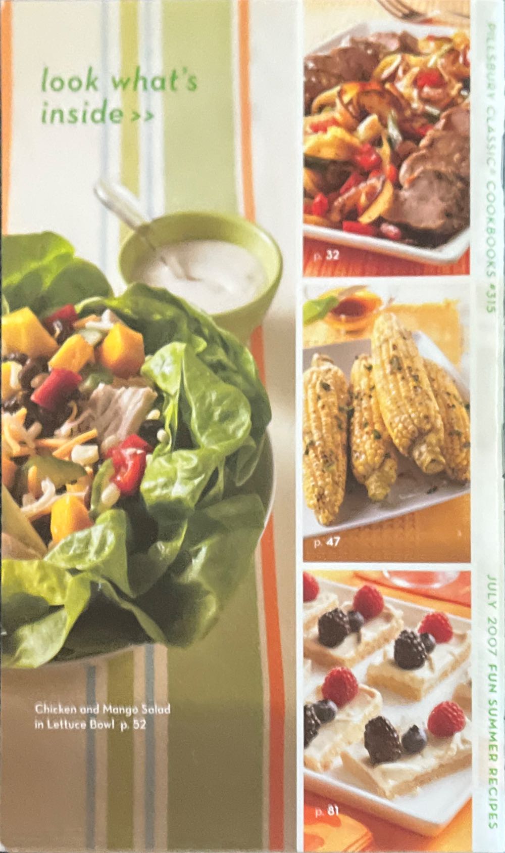 Pillsbury Fun Summer Recipes 100+ Recipes & Tips  (July) magazine collectible [Barcode 07480803974607] - Main Image 2