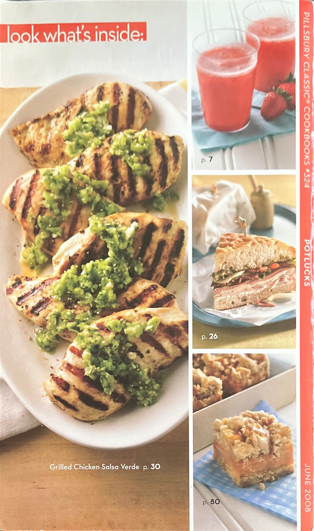 Pillsbury Potlucks Appetizers - Salads - Meals - Desserts  (June) magazine collectible [Barcode 07480803974606] - Main Image 2