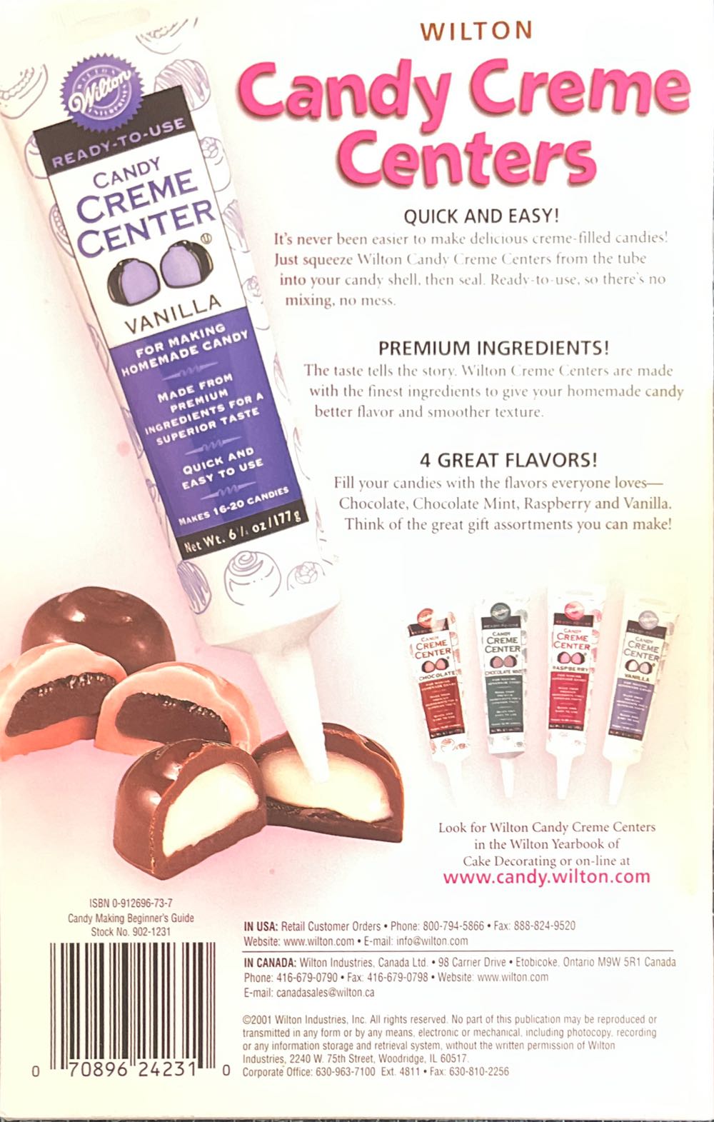 Wilton Candy Making Beginner’s Guide Book  magazine collectible [Barcode 070896242310] - Main Image 2