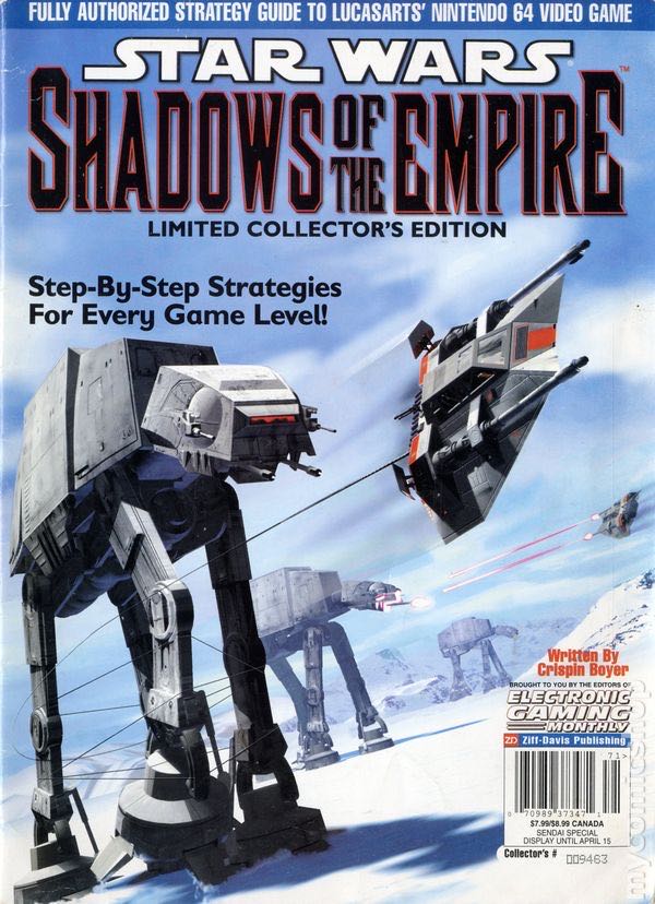 Electronic Gaming Monthly: Star Wars: Shadows Of The Empire: Limited Collector’s Edition  magazine collectible - Main Image 1