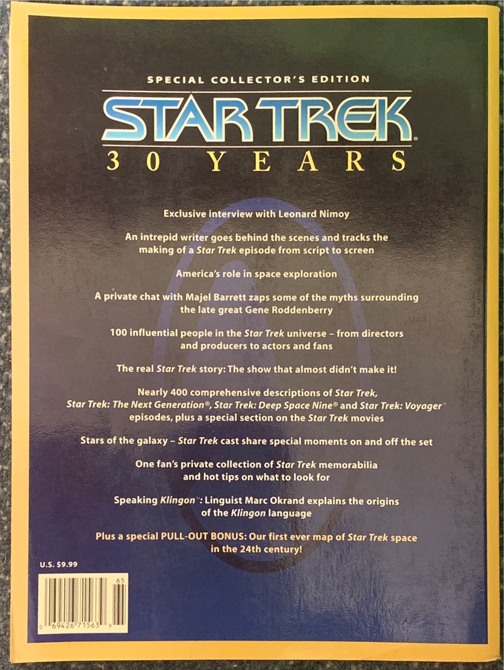 Star Trek. 30 Years  magazine collectible [Barcode 06942671563965] - Main Image 2