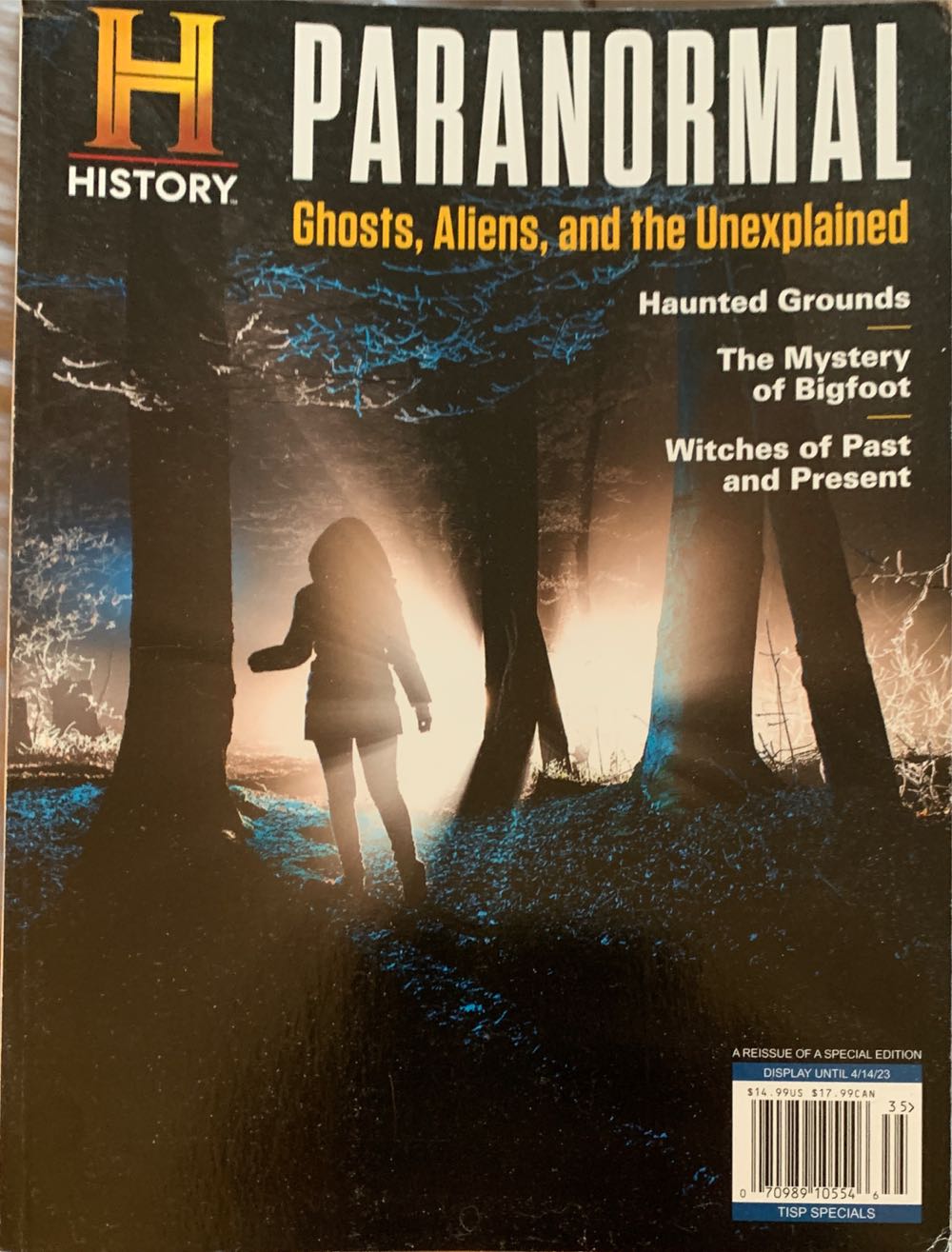 History Paranormal  magazine collectible [Barcode 07098910554635] - Main Image 1