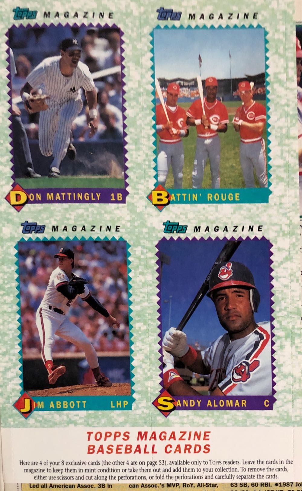 Topps Magazine:   Issue # 3  magazine collectible [Barcode 07189647452702] - Main Image 2