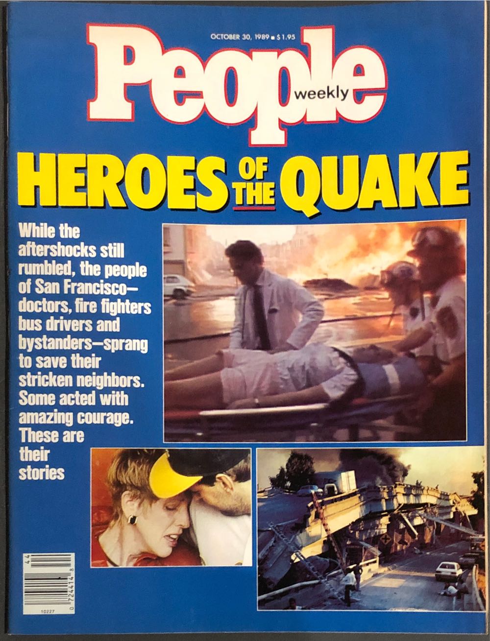 Heroes Of The Earthquake  (October) magazine collectible [Barcode 072440000018] - Main Image 1