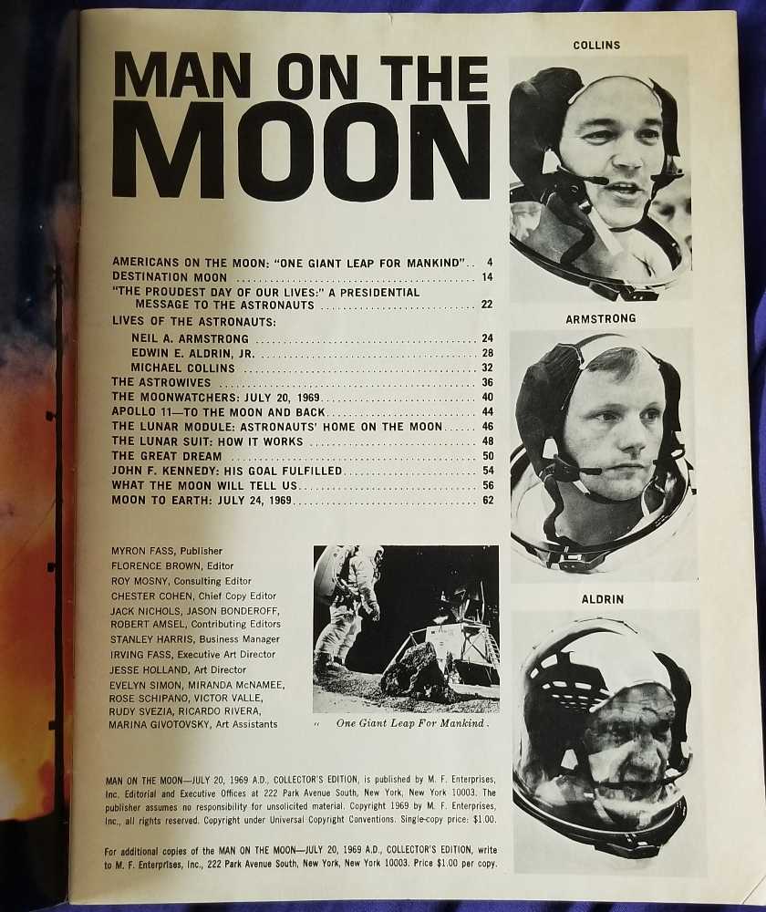 Man On The Moon - July 20, 1969 A.D. Collector’s Edition  (July) magazine collectible - Main Image 2