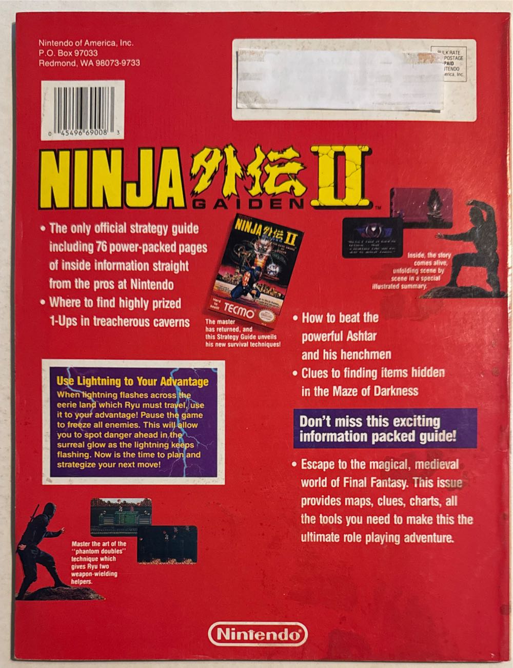 Nintendo Power 15 NGII Strategy Guide  (August) magazine collectible [Barcode 045496690083] - Main Image 2