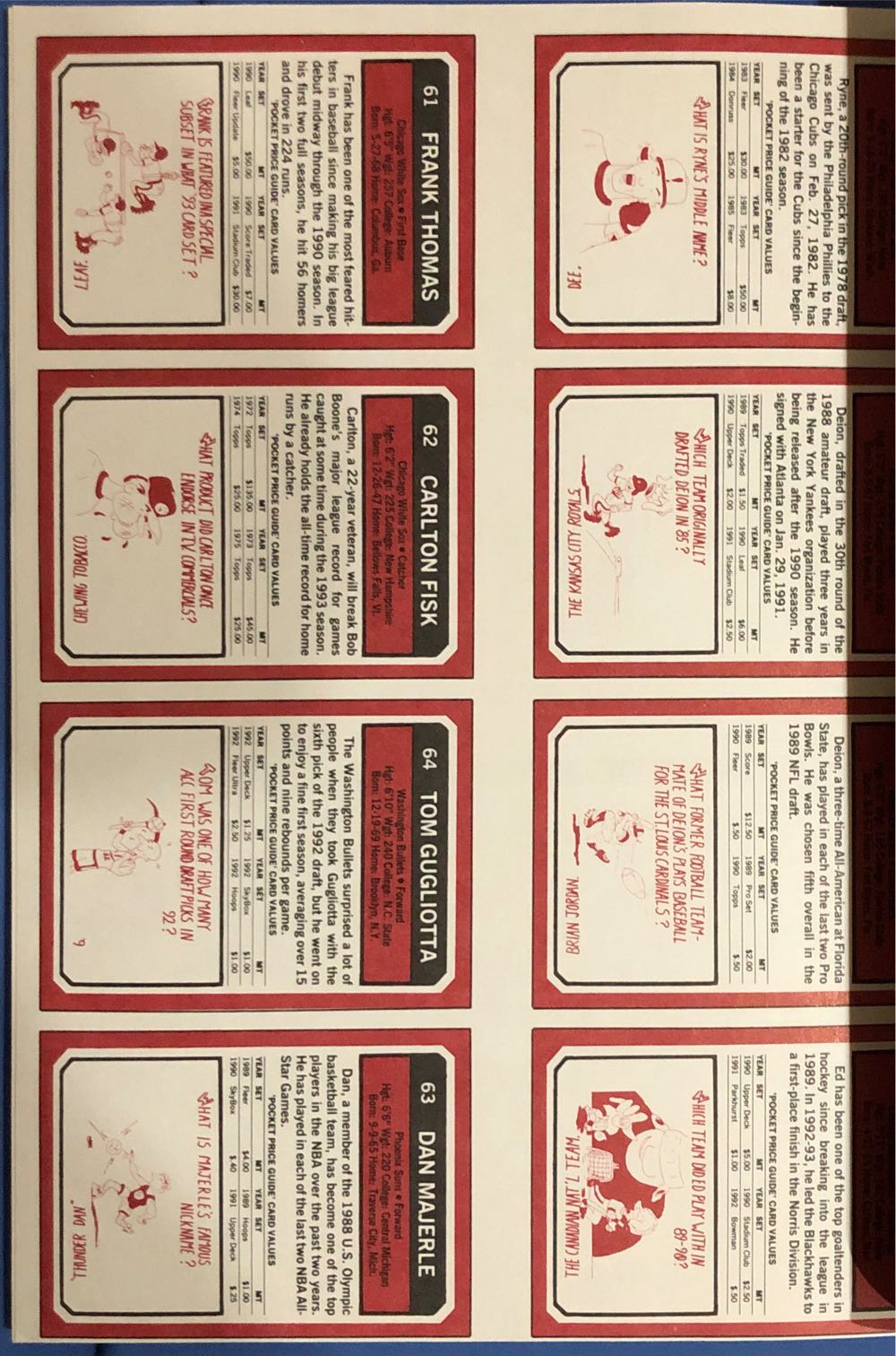 Sports Card Price Guide  (August) magazine collectible [Barcode 00912848513308] - Main Image 3