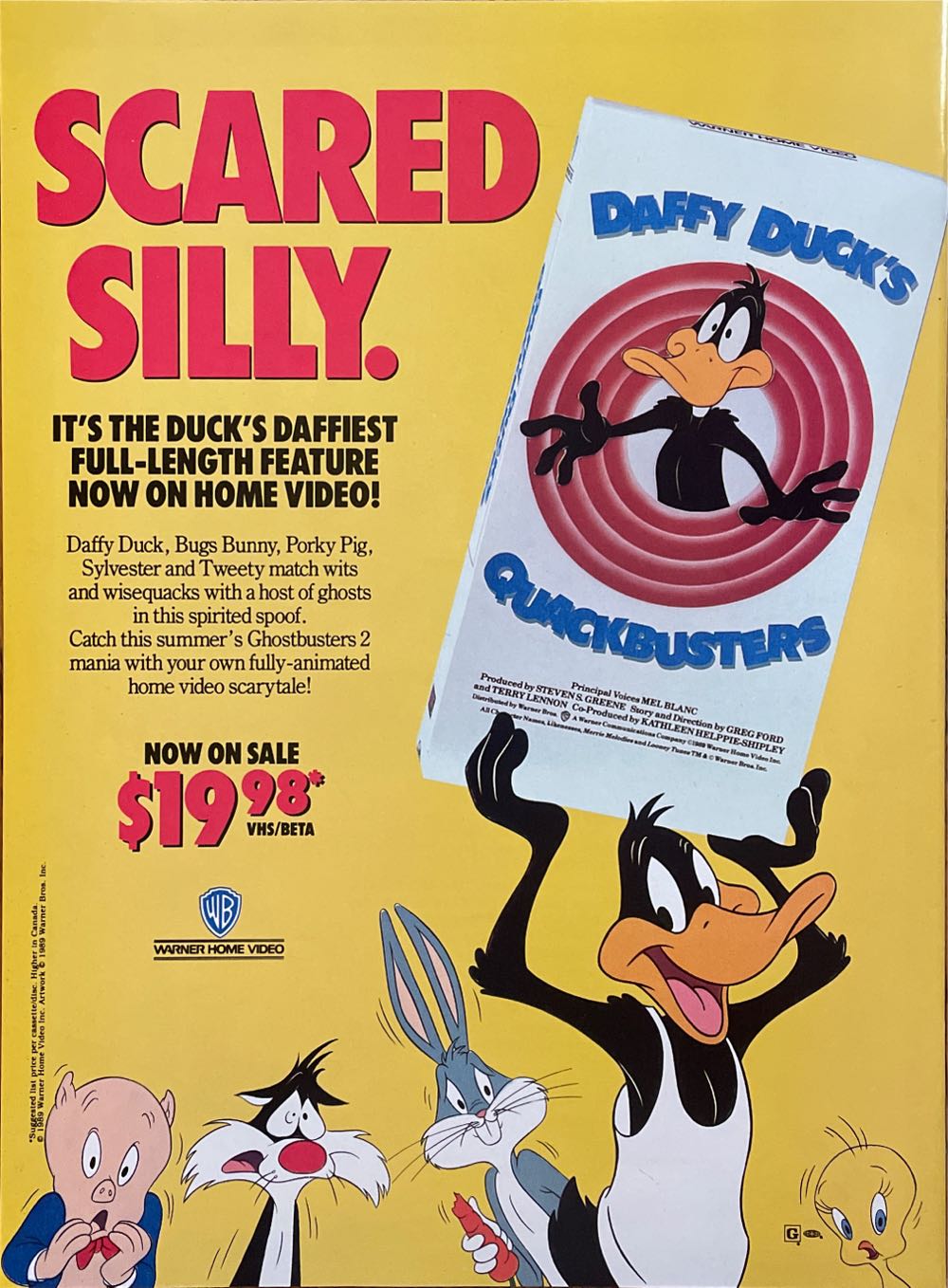 Looney Tunes Magazine (1989/1990 Winter) #1 Warner Bros. Presents  magazine collectible - Main Image 4