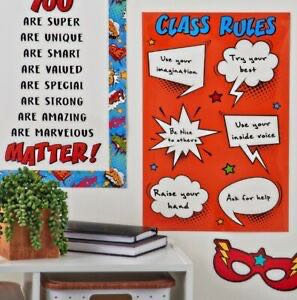 Class Rules You Matter Educational Posters New! Pen Gear 6 Pack Teachers Room Poster  magazine collectible [Barcode 6946830710327] - Main Image 1