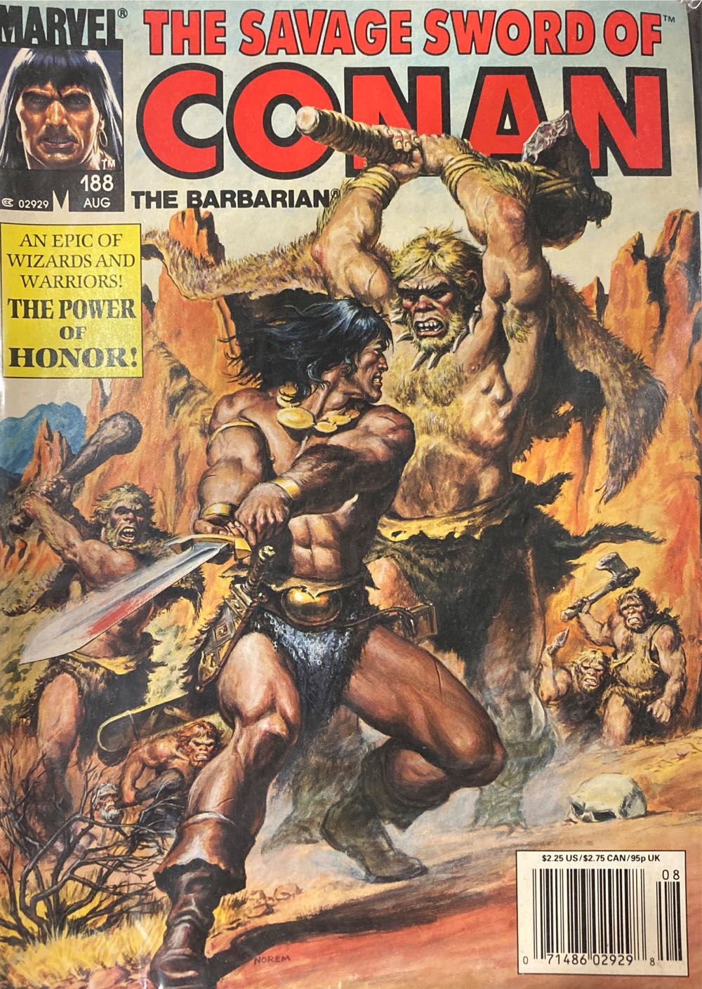 Savage Sword Of Conan The Barbarian  magazine collectible [Barcode 07148602929808] - Main Image 1