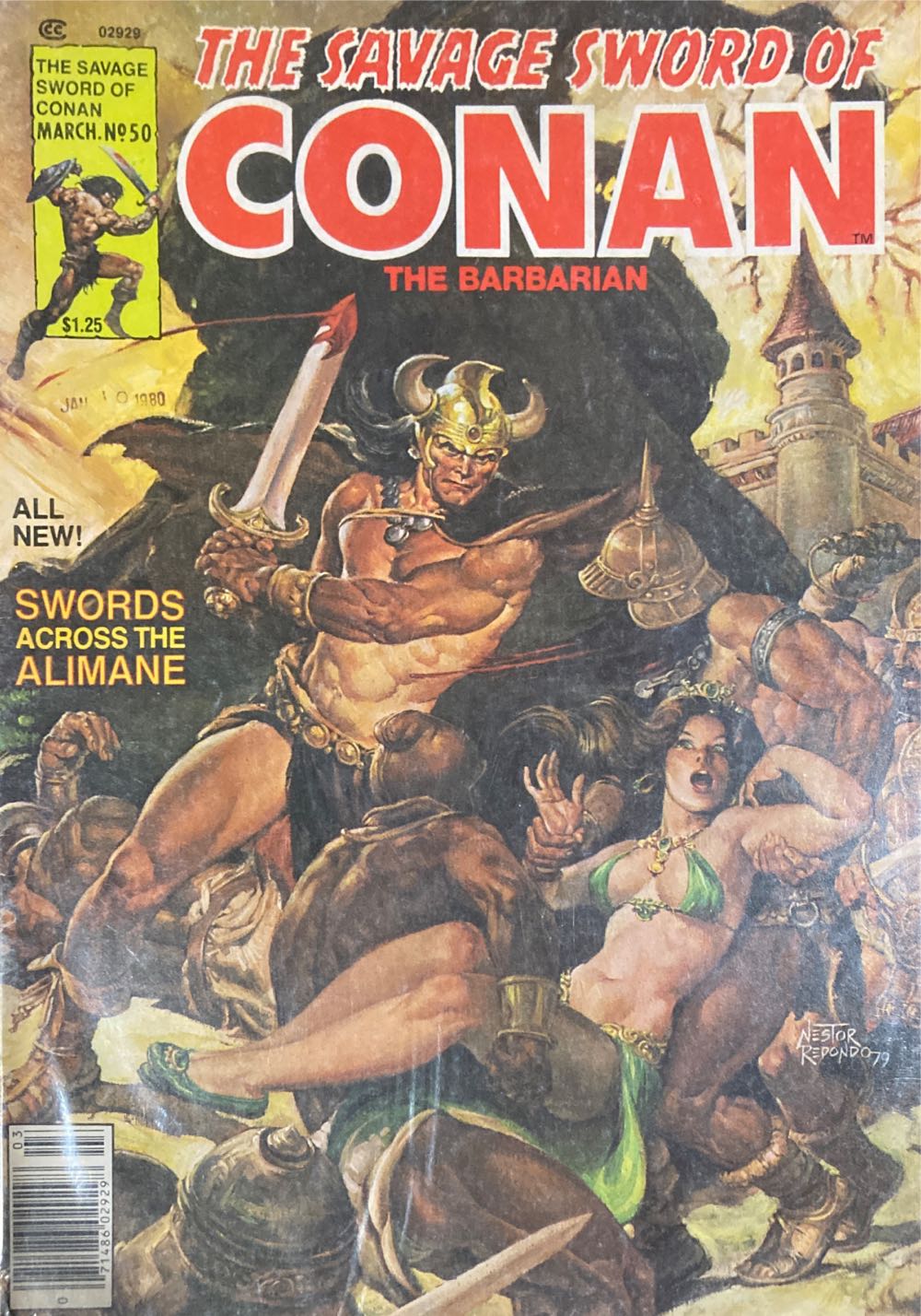 Savage Sword Of Conan The Barbarian  magazine collectible [Barcode 07148602929803] - Main Image 1