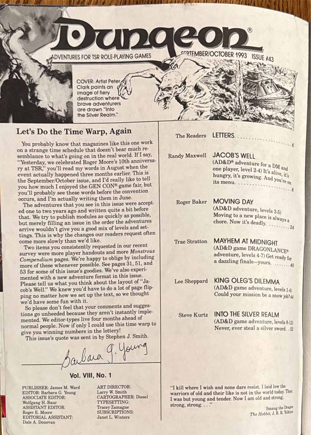 Dungeon  (September) magazine collectible - Main Image 2