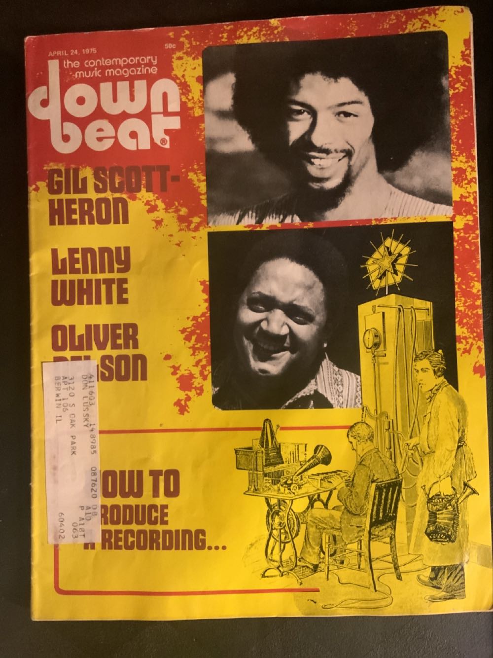 Down Beat (April) magazine collectible - Main Image 1