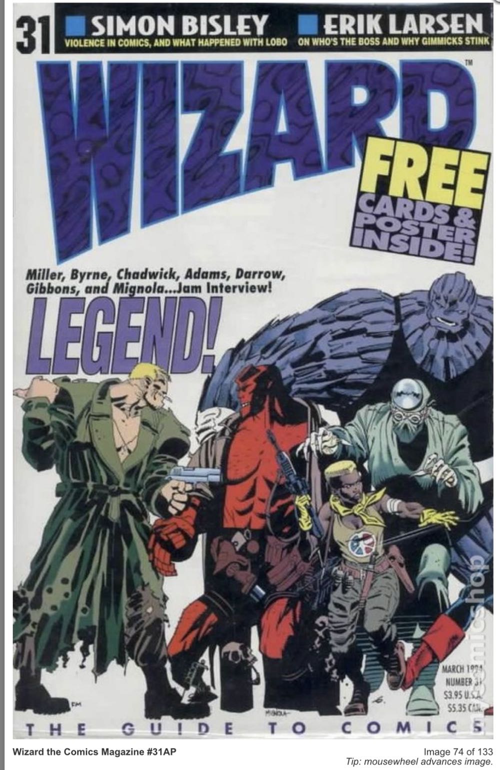 Wizard  (March) magazine collectible - Main Image 2