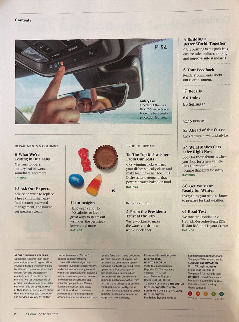 Consumer Reports  (October) magazine collectible - Main Image 3