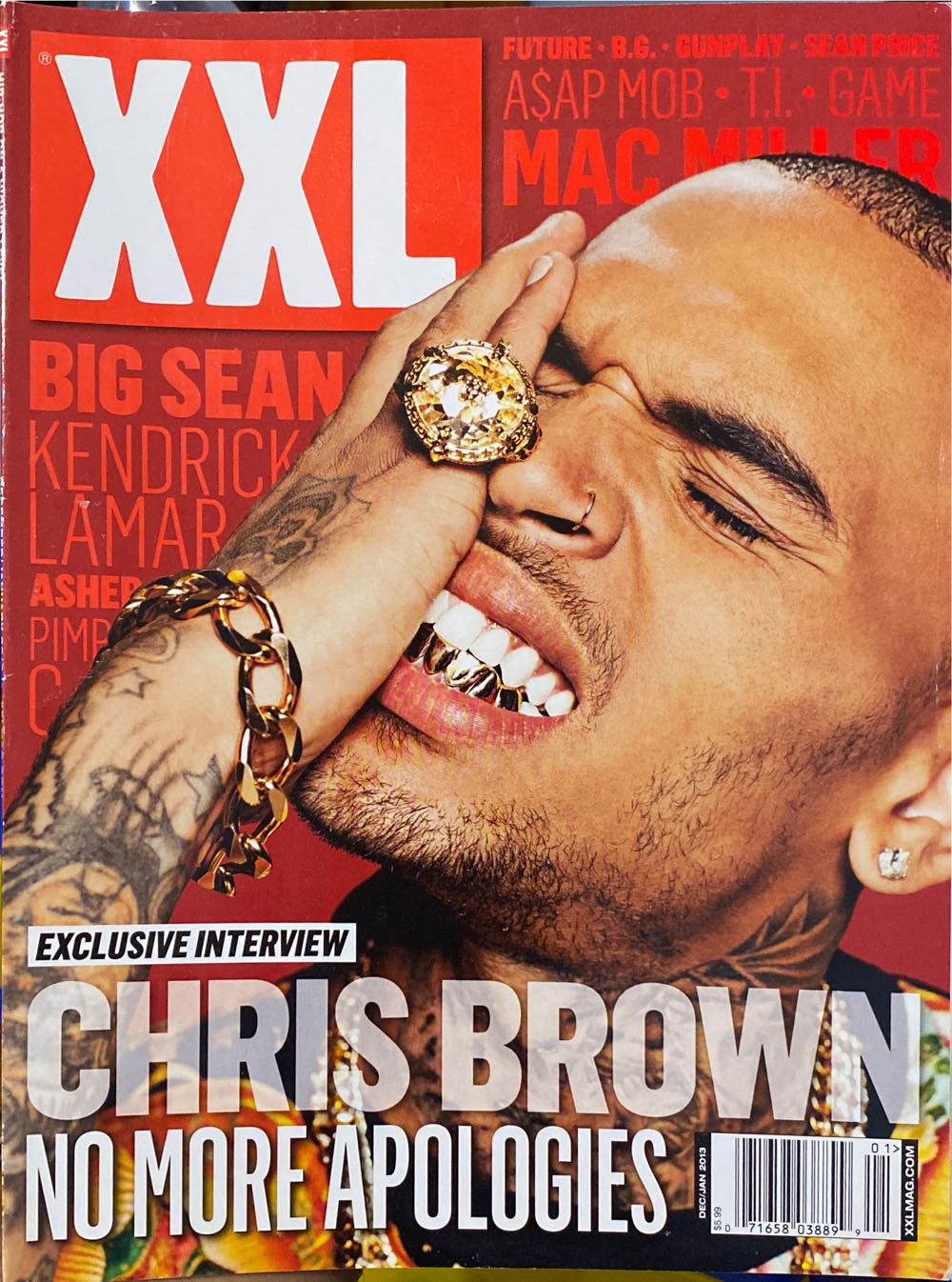 XXL Chris Brown  (December) magazine collectible [Barcode 07165803889901] - Main Image 1