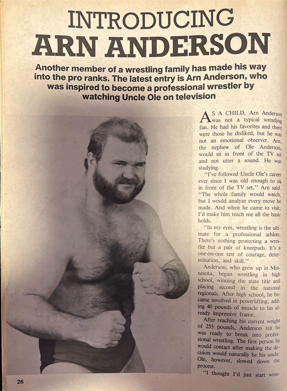 The Wrestler  (August) magazine collectible [Barcode 07189647951508] - Main Image 2