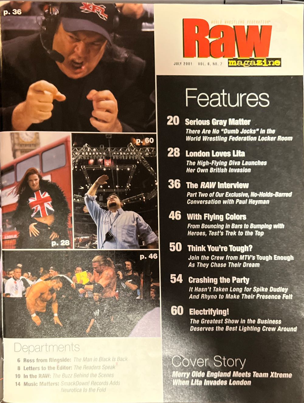 WWF Raw Magazine  (July) magazine collectible [Barcode 00912847483007] - Main Image 4