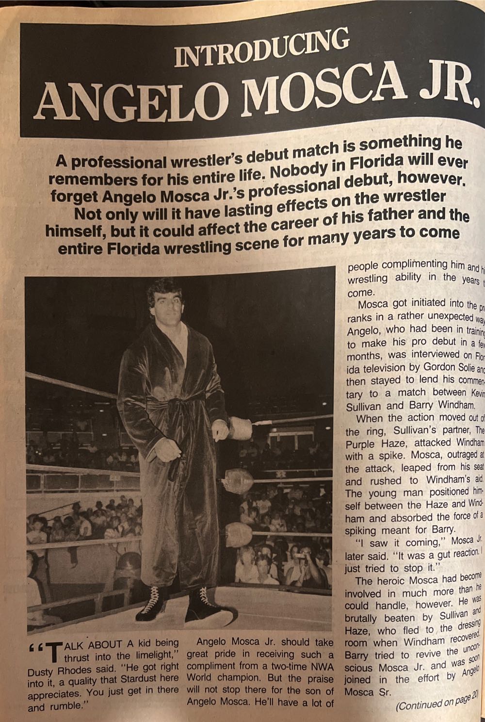 The Wrestler  (December) magazine collectible [Barcode 07189647951512] - Main Image 3