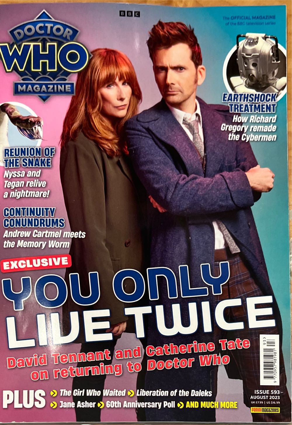 doctor who Magazine  (August) magazine collectible [Barcode 977095798198193] - Main Image 1
