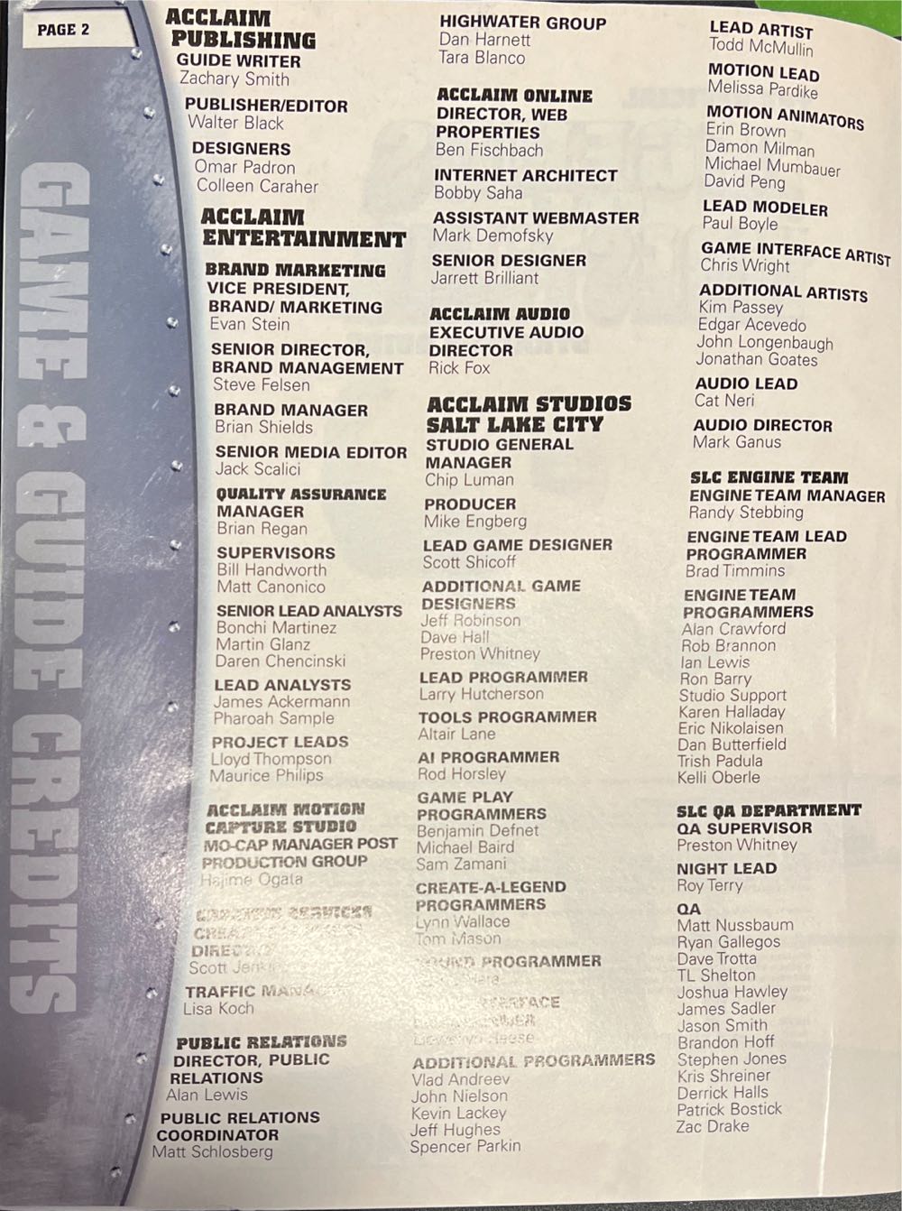 Aklaim Legends Of Wrestling  magazine collectible [Barcode 978076153720571482] - Main Image 3