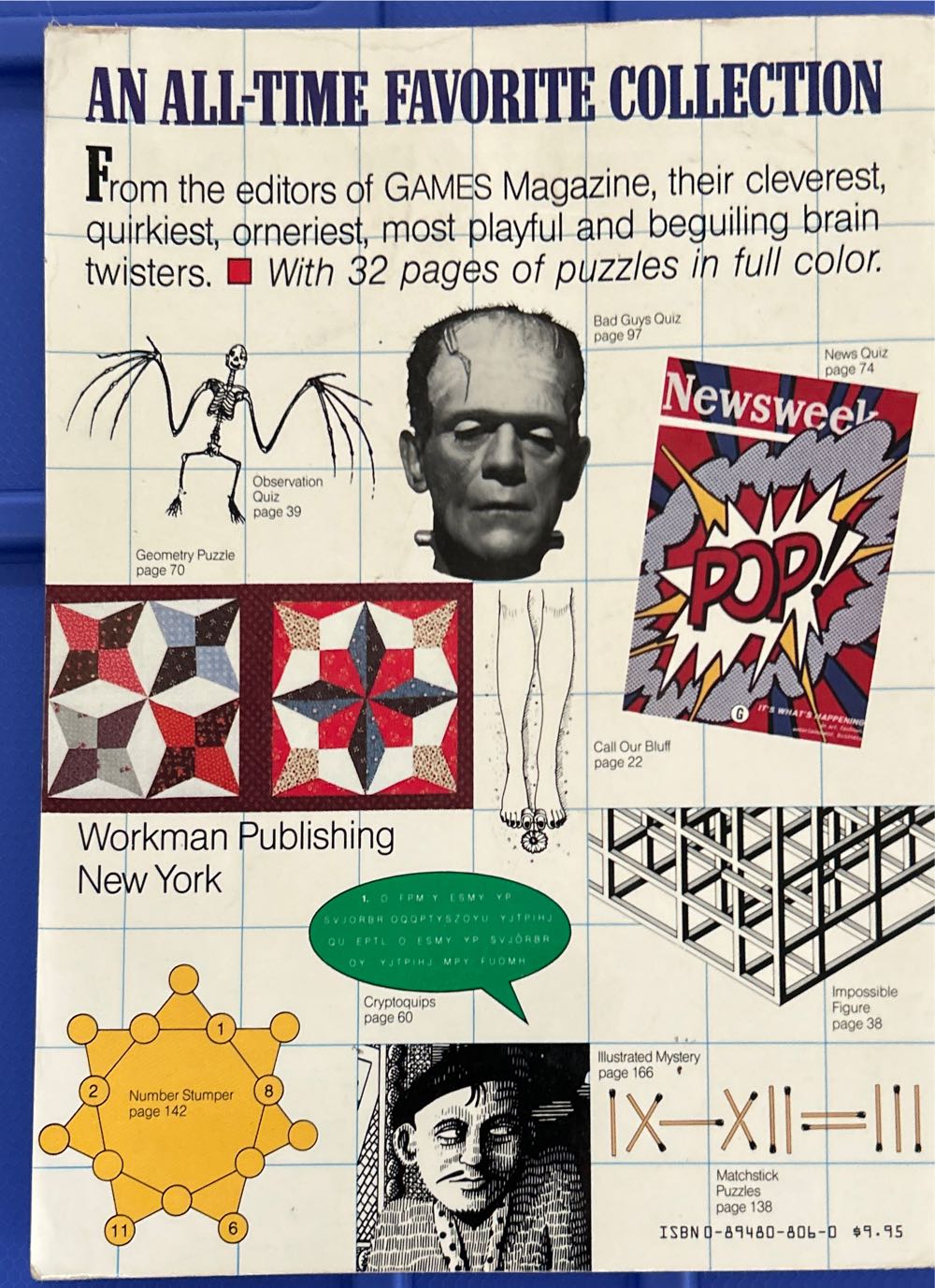 Games Magazine Big Book Of Games  (October) magazine collectible - Main Image 2